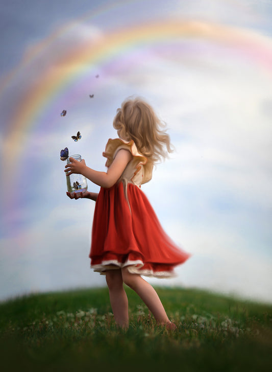 Rainbow Photoshop Overlays