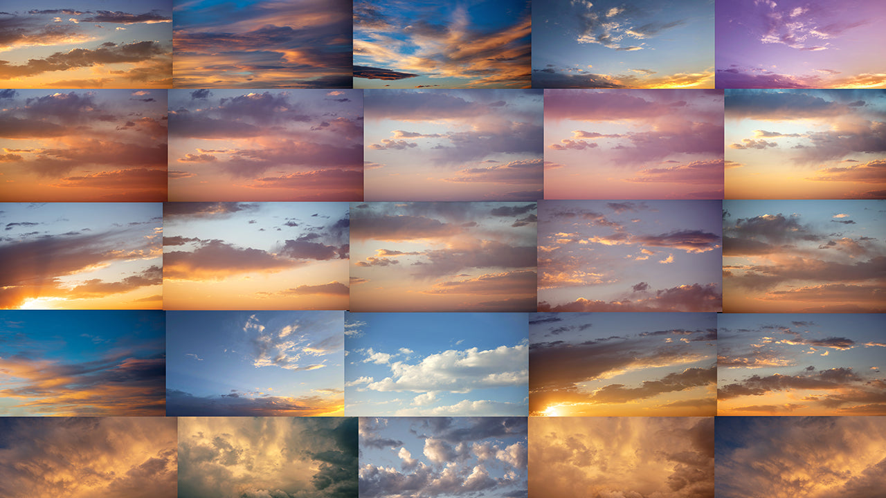 Skies Volume 1 Digital Background Overlay Collection