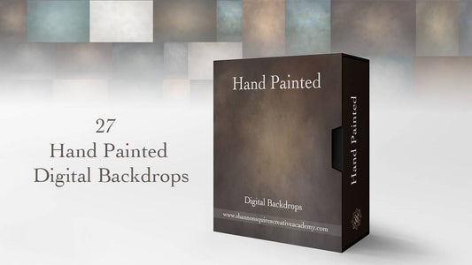 Hand Painted Digital Backdrops for Photoshop