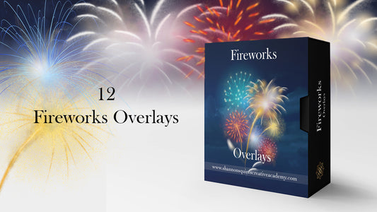 Fireworks Overlays - Hand Painted