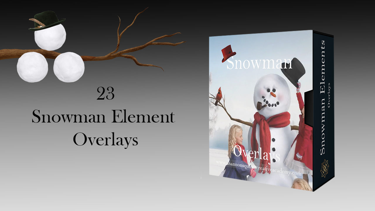 Buildable Snowman Overlays